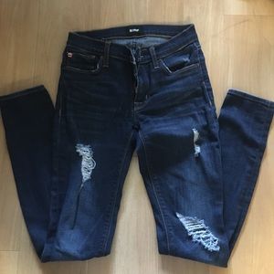 Hudson Krista distressed skinny jeans